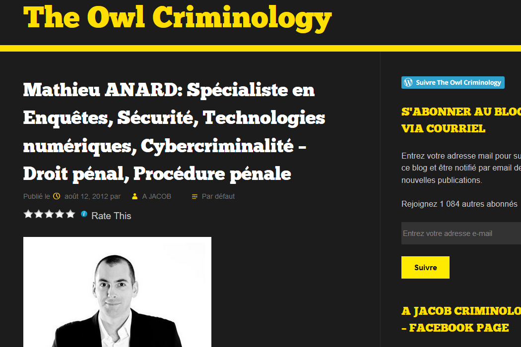 The Owl Criminology